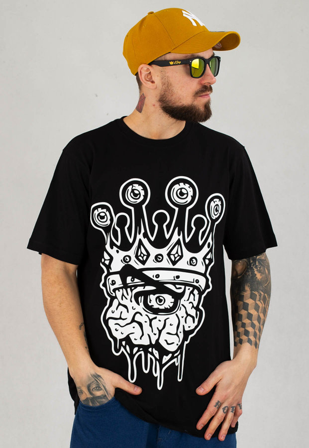T-shirt Brain Dead Familia King czarny