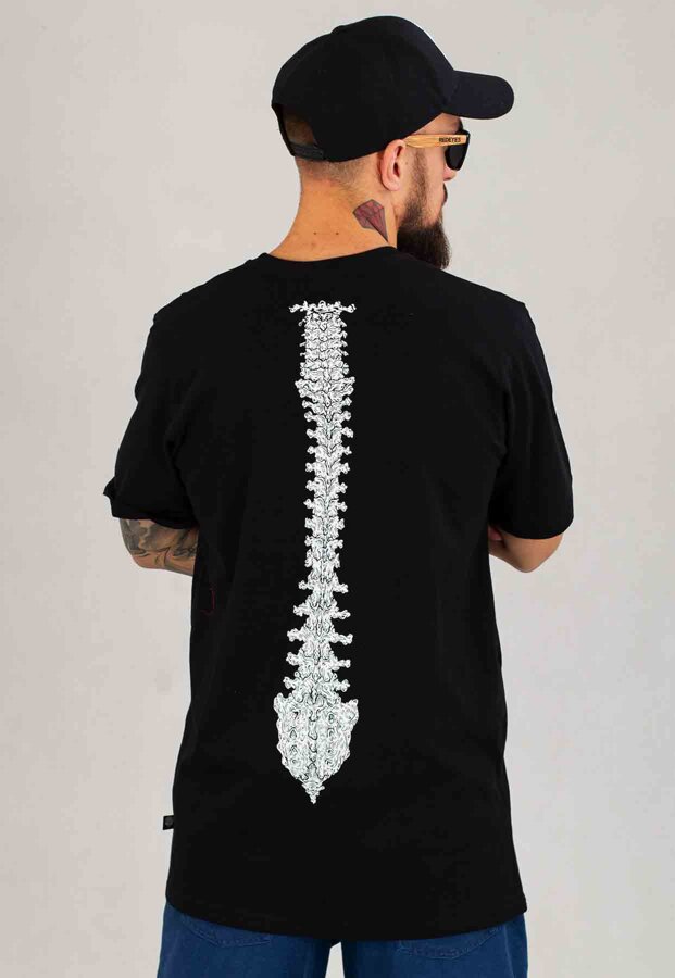T-shirt Brain Dead Familia Spine czarny